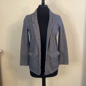 Top Shop womens gray blazer cute work style formal